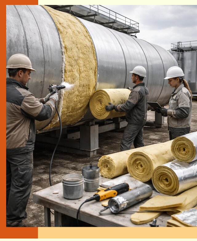 Утепление цистерны в Нефтекамске — утеплители и монтаж под ключ