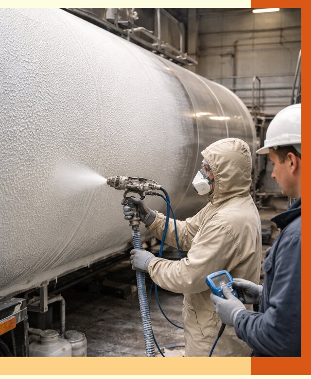 Утепление автоцистерны жидкой теплоизоляцией в Нефтекамске от 14889 руб. под ключ | ТепломастерНтк